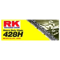RK 428H Heavy Duty Non O Ring Chain -126 Link - 12-481-126 - Honda / Suzuki
