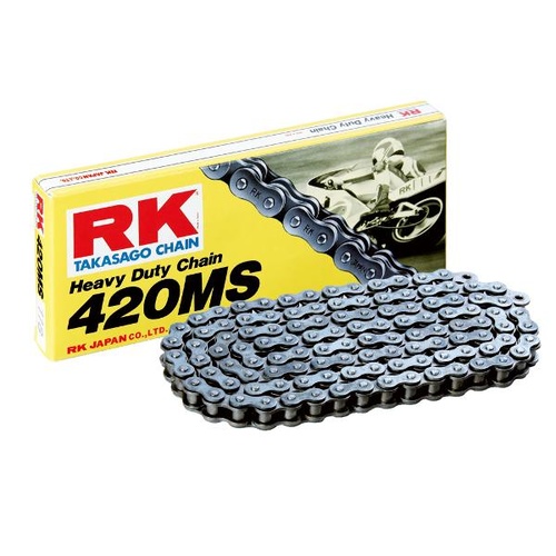 RK 420MS Heavy Duty Non O Ring Chain -136 Link - 12-421-136