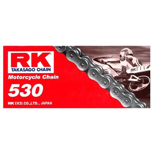 RK 530 Standard Non O Ring Chain -114 Link - 12-530-114 - Honda / Yamaha