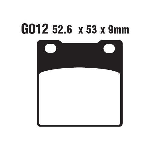 Goodridge ST Brake pads - Model No - G 012 ST - Hyosung / Magni / Suzuki