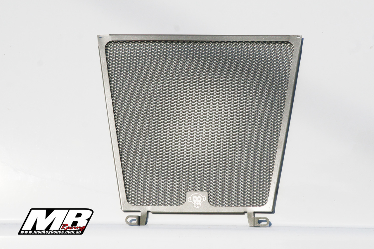 Zx6r Radiator Guard MonkeyBones Alloy Radiator Guard - Kawasaki ZX6R 07-12 | eBay Australia
