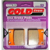 Goldfren S3 Racing pads - Model No 016 S3 - Hyosung / Kawasaki / Suzuki