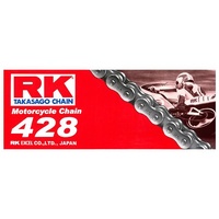 RK 428 Standard Non O Ring Chain -126 Link - 12-480-126 - Suzuki TC100 73-77