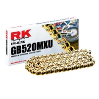 RK 520MXU UW Ring Chain - GOLD - 120 Link - 12-52U-120GD - Honda / KTM / Yamaha