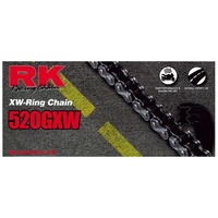 RK 520GXW XW Ring Chain - 124 Link - 12-52W-124 - Yamaha FZ1 06-14