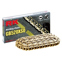 RK 520XSO RX Ring Chain - 120 Link GOLD - 12-52X-120GD - Honda/Suzuki /Yamaha R3