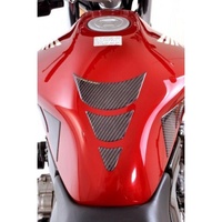 Cream Carbon Carbon - Motorcycle Tank Protectors Pads - Spine