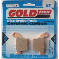 Goldfren K5 Racing pads - Model No 176 K5 - Alfer / Fantic / Honda