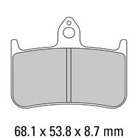 Ferodo Platinum Pads - FDB533P - Suits Honda CBR NSR 250/ CBR900RR 92-95