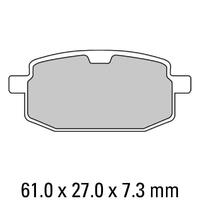 Ferodo Argento Brake Pads - FDB636AG - Suits Fantic / Italjet / PGO / Yamaha