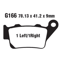 Goodridge CS Brake pads - Model No - G 166 CS - Husqvarna /Husaberg /KTM /Yamaha