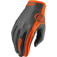 THOR VOID - Mens & Youth COURSE CHARCOAL Dirt Bike Gloves - MX / ATV