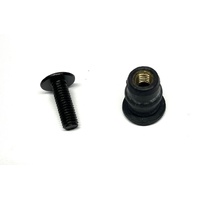 Doctor Glass - M5 Well Nuts - Black - Motorcycle Windshield Fairing & Screen