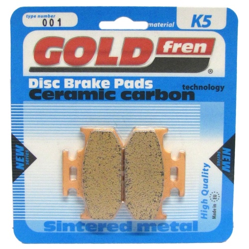 Goldfren K5 Racing pads - Model No 001 K5 - Kawasaki KDX / Suzuki RM / Yamaha Yz