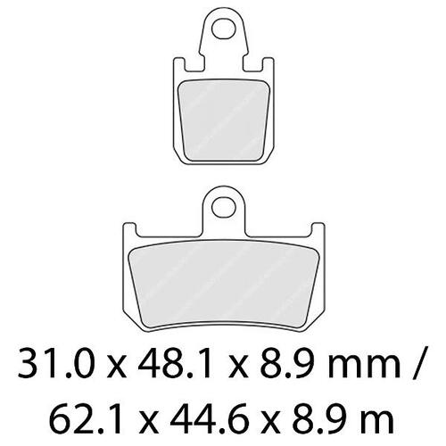 Ferodo Sintered Pads - FDB2217ST - Suits Yamaha R1/MT-01/VMAX