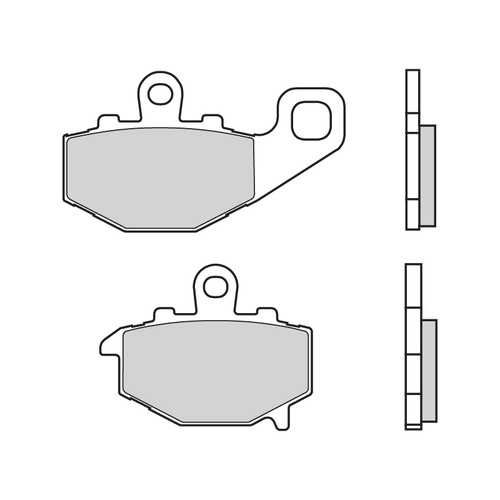 BREMBO - REAR Pads 07KA16SP - Kawasaki ZX6RR 05-22 / ZX10R 04-10 / Z1000 10-16