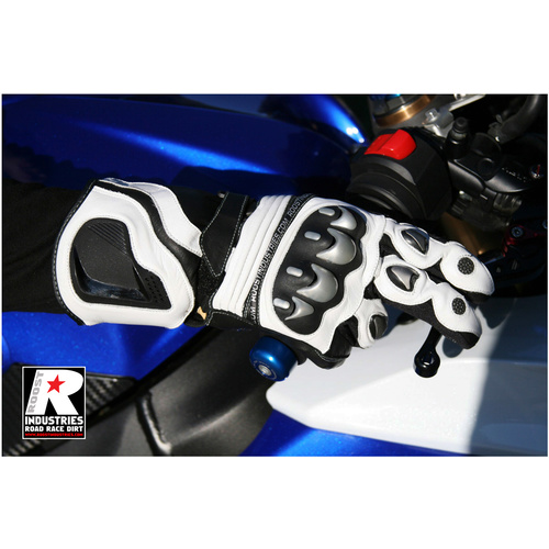 MOTORCYCLE ROAD / RACE GLOVES  BY ROOST INDUSTRIES 