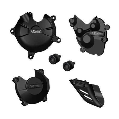 GBRacing Engine Case Cover Crash Protection Bundle - KAWASAKI NINJA ZX-6R 600 (09-16)