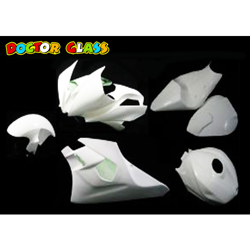 Doctor Glass Fairing Kit - Yamaha R6 06-07