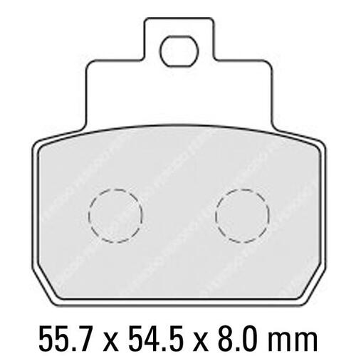 Ferodo Argento Brake Pads - FDB2207AG - Suits Piaggio