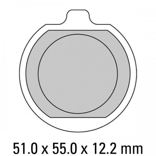 Ferodo Platinum Pads - Model No FDB220P - Suits Kawasaki Z1000/Z1300