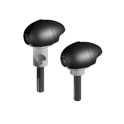 GBRacing Bullet Frame Slider / Crash Knobs - Yamaha YZF-R1 (15-26) MT10 (16-26)