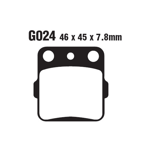 Goodridge CS Brake pads - Model No - G 024 CS - Honda /Kawasaki /Suzuki /Yamaha