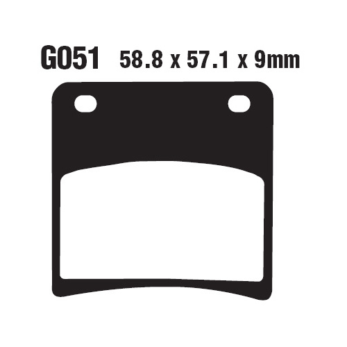Goodridge ST Brake pads - Model No - G 051 ST - Suzuki GSX 400 / 600 / 750 /1100