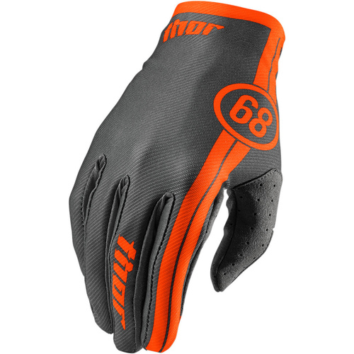 THOR VOID - Mens & Youth COURSE CHARCOAL Dirt Bike Gloves - MX / ATV