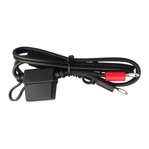 Motobatt Charger Cable Lead 18AWG 60cm' - Ring Terminal 8mm