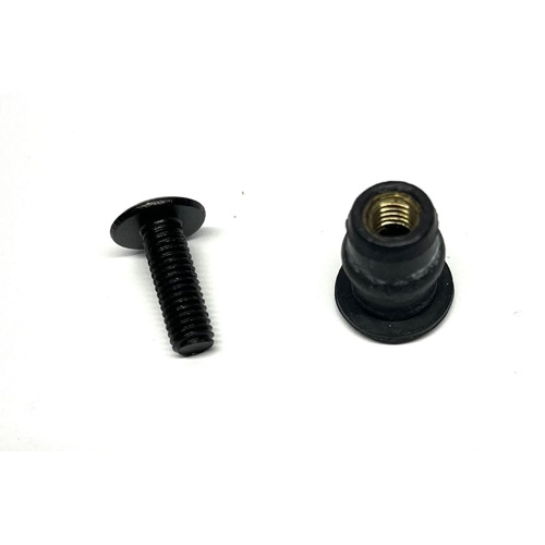 Doctor Glass - M5 Well Nuts - Black - Motorcycle Windshield Fairing & Screen